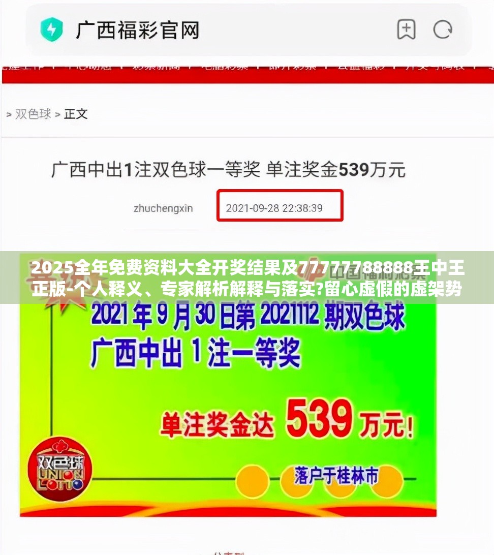2025全年免费资料大全开奖结果及77777788888王中王正版-个人释义、专家解析解释与落实?留心虚假的虚架势